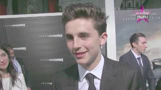 Timothée Chalamet Speaking French Back In 2014 [upl. by Gnouhk345]