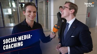 Fabian Köster gibt TiktokNachhilfe im Bundestag  heuteshow vom 03052024 [upl. by Urbanus]