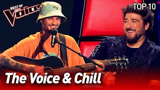 The Voice amp Chill Relaxing Blind Auditions  Top 10 [upl. by Arakihc]