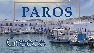 PAROS GREECE NAOUSSA HARBOR DRIVE AROUND THE ISLAND AND VISIT ANTIPAROS [upl. by Eiralc]