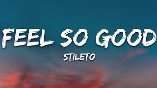 Stileto  Feels So Good Lyrics feat Luke Baker [upl. by Anirtak680]