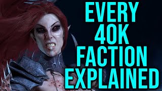 Every single Warhammer 40k WH40k Faction Explained  Part 2 [upl. by Gypsie]