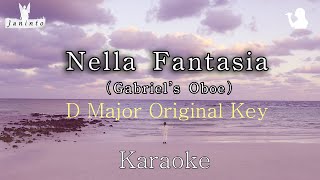 Nella Fantasia  Gabriels Oboe KaraokeD Major Original Key Most Beautiful Orchestra [upl. by O'Donovan]