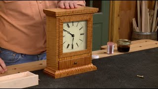 Building a Curly Maple Mantel Clock [upl. by Sewellyn]