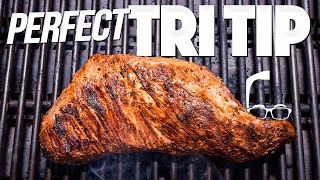 PERFECT TRI TIP ON THE GRILL EASY STEAK RECIPE  SAM THE COOKING GUY [upl. by Cerelia]