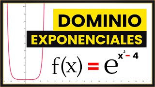 DOMINIO de una FUNCIÓN EXPONENCIAL Explicación FÁCIL [upl. by Fiedling958]