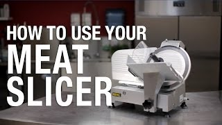 Buffalo How to use your Meat Slicer [upl. by Ydnar]