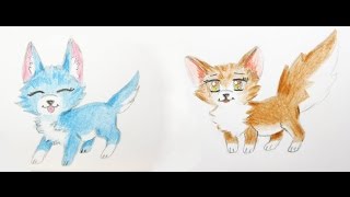 Manga Tiere zeichnen lernen 3 Fuchs und Hund  Manga Zeichenkurs  Comic Tiere [upl. by Unity678]