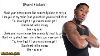 Ludacris  Money Maker ft Pharrell Lyrics [upl. by Yraek635]