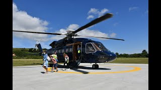 Starspeed S92A  Flight from Tresco Scilly Islands TSO to Penzance Heliport PZE UK [upl. by Inna882]