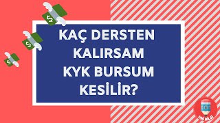 Kaç Dersten Kalırsam KYK Bursum Kesilir [upl. by Tenneb903]