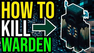 How To KILL WARDEN In Minecraft [upl. by Valle]