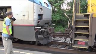 CSX Helps Amtrak PO90 [upl. by Clapper768]