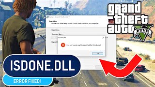 ISDONEDLL Error Fixed  How To Fix ISDONEDLL Error While Installing GTA 5  100 Working [upl. by Negiam]