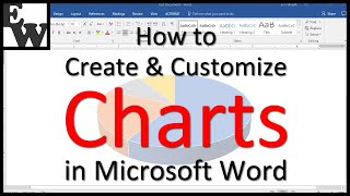 How to Create and Customize Charts in Microsoft Word [upl. by Pirbhai]