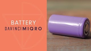 DAVINCI MIQRO Accessories  18350 Battery [upl. by Aleacin]