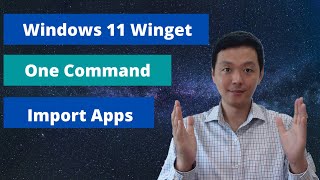 Windows 11 use Winget to install upgrade and import apps [upl. by Haseena]