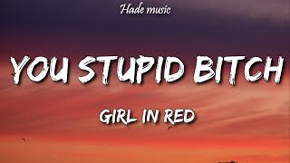 Girl In Red  You Stupid Bitch Lyrics [upl. by Irafat]