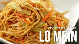 How to Make Vegetable Lo Mein Homemade Lo Mein Recipe [upl. by Kroy]