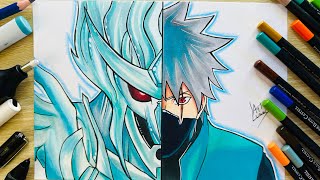 Como Desenhar o Kakashi  Susanoo [upl. by Sedruol]