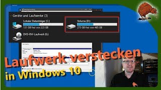 Laufwerk in Windows 10 verstecken [upl. by Lladnew]