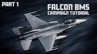 Falcon BMS 435 Campaign Tutorial  Part 1 [upl. by Aitercul]