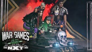 Team Shotzi arrives with a newandimproved tank NXT TakeOver WarGames WWE Network Exclusive [upl. by Arita]