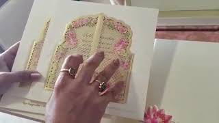 ambani daughter wedding card [upl. by Aneeuqal708]