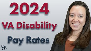 2024 VA Disability Pay Chart and Compensation Rates [upl. by Schweitzer326]