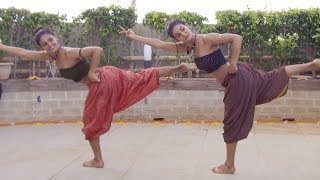 MUKTI amp SHAKTI MOHAN FUSION DANCE ON SHAPE OF YOU CARNATIC MIX BY INDIAN RAGA FEAT ADITYA RAO [upl. by Myrilla]