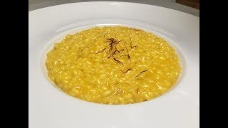 Risotto de Azafrán  Chef Stefano Barbato [upl. by Ilarin]