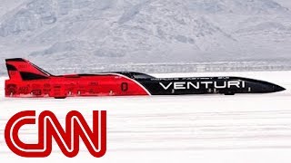 Venturi smashes EV land speed record [upl. by Ofilia]