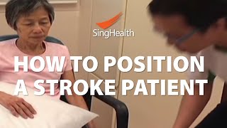 How To Position A Stroke Patient [upl. by Nurse158]