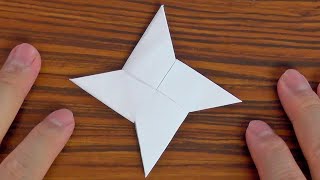 Como fazer uma Estrela Ninja Shuriken de Origami [upl. by Eiggep]