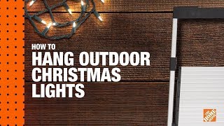 How to Hang Christmas Lights Christmas Light Installation  The Home Depot [upl. by Lenoj451]