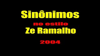 Zé Ramalho  Sinônimos KARAOKE VSTi [upl. by Eardnoed]