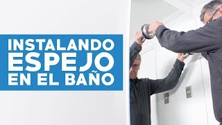 Cómo instalar el espejo del baño [upl. by Bryon]