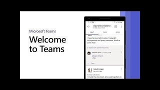 Welcome to Microsoft Teams [upl. by Atinihs823]