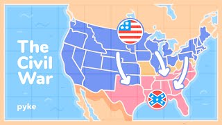 The American Civil War explained [upl. by Ynor260]