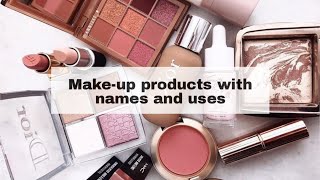 Makeup Products With Name And UseTypes Of Makeup Products And UsesMakeup Products For Beginners [upl. by Yliah]