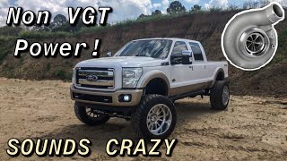 67 Powerstroke Non VGT Turbo Review and Sound [upl. by Lezti]