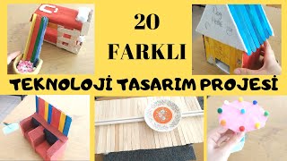 20 farklı TEKNOLOJİ TASARIM PROJESİ PROJE FİKİRLERİ teknoloji tasarım icatlar inovasyon örnekleri [upl. by Pauli]