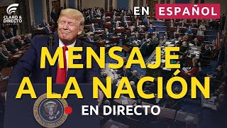 🔴 EN VIVO Y EN ESPAÑOL El presidente Trump con mensaje a la nación en el Congreso  4325 [upl. by Luapleahcim]