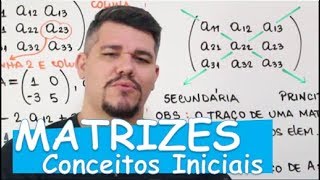 🔴MATRIZES Conceitos Iniciais [upl. by Ativet]