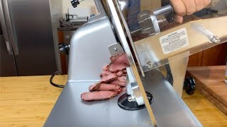 MeatEater’s Ben O’Brien Shows How To Use a Meat Slicer With Your Wild Game Meat [upl. by Maryrose]