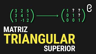 Matriz Triangular Superior Gauss [upl. by Ynogoham]