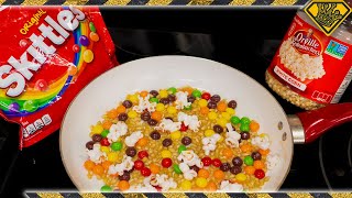 Make Colored Popcorn From Skittles Testing Viral Videos [upl. by Sidonia]