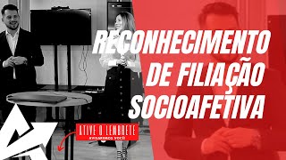 DIREITO DE FAMÍLIA Reconhecimento de filiação socioafetiva [upl. by Eikceb]