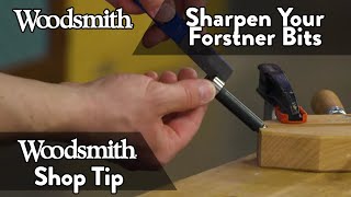 Woodworking Tip Sharpening Forstner Bits [upl. by Firestone41]