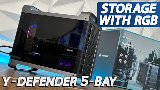 Yottamaster YDefender  Storage Enclosure with an RGB Fan [upl. by Bord81]